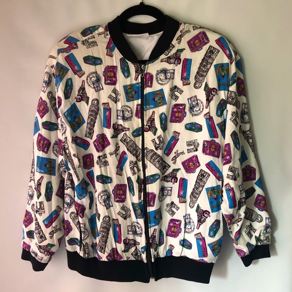Vtg Novelty Bomber Jacket